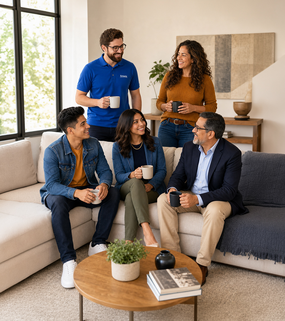 Grupo de emprendedores conversando